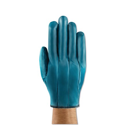 Ansell Gloves, Nitrile, 3 Abrasion Level, Blue, 7 1/2 12 PK 208001